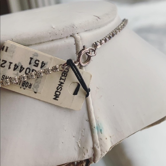 Vintage Continental crystal earring & necklace set - Picture 5 of 9